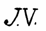 Indiscernible: monogram (Read as: JV)
