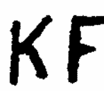 Indiscernible: monogram (Read as: KF)