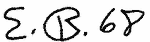 Indiscernible: monogram (Read as: EB)