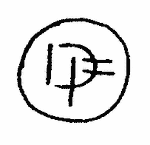 Indiscernible: monogram, symbol or oriental (Read as: DF, FD, ODF, DFO)