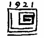 Indiscernible: monogram, symbol or oriental (Read as: LG, L)