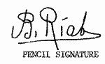 Indiscernible: illegible, alternative name or excluded surname (Read as: R. RIAB)
