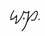 Indiscernible: monogram (Read as: WP)