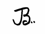 Indiscernible: monogram (Read as: JB, B)