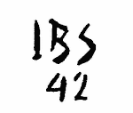 Indiscernible: monogram (Read as: IBS)