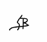 Indiscernible: monogram (Read as: SB)