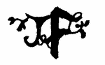 Indiscernible: monogram, symbol or oriental (Read as: JCF, JF)