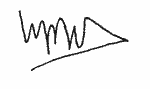Indiscernible: monogram, illegible (Read as: WMV, WMN)