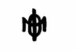 Indiscernible: monogram, symbol or oriental (Read as: OIM, MO, OM)