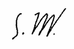 Indiscernible: monogram (Read as: SW, SM)