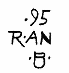 Indiscernible: monogram (Read as: RANB)