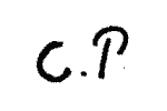 Indiscernible: monogram (Read as: C.P., C.T.)