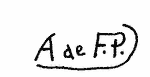 Indiscernible: monogram (Read as: ADEFP, AAEFP, AD)