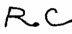 Indiscernible: monogram (Read as: RC)
