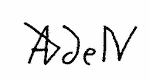 Indiscernible: monogram (Read as: ADEN, ADDEN, ADE)