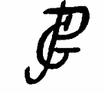 Indiscernible: monogram (Read as: PG, JPG, GJP)