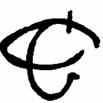 Indiscernible: monogram (Read as: CC)