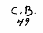 Indiscernible: monogram (Read as: CB)