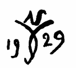 Indiscernible: monogram, symbol or oriental (Read as: AV, AU)