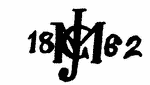 Indiscernible: monogram (Read as: JM, JMG, JGM, MG)