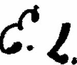 Indiscernible: monogram (Read as: EL)