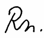 Indiscernible: monogram (Read as: RH. RN, RM, PN, )