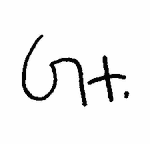 Indiscernible: monogram (Read as: GH, GIT, GT, DH)
