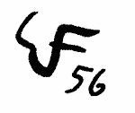 Indiscernible: monogram, illegible, symbol or oriental (Read as: EF)
