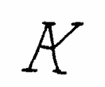 Indiscernible: monogram (Read as: A, AK, AV)