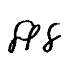 Indiscernible: monogram, illegible (Read as: DS, D8)