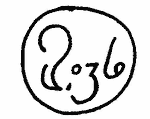 Indiscernible: monogram, symbol or oriental (Read as: V, U, VI, UI)