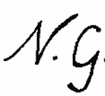 Indiscernible: monogram (Read as: NG)