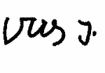 Indiscernible: monogram, illegible (Read as: VASJ)
