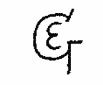 Indiscernible: monogram (Read as: EG, GE, EC, CE)