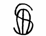 Indiscernible: monogram, symbol or oriental (Read as: SM, MS, S)