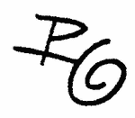 Indiscernible: monogram (Read as: PG, RG, RO, PO)