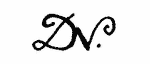Indiscernible: monogram (Read as: DV)