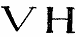 Indiscernible: monogram (Read as: VH)