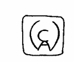 Indiscernible: monogram (Read as: CAW, CA, WAC, WC)