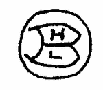 Indiscernible: monogram, symbol or oriental (Read as: BHL, HLB, OBHL, )