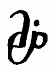 Indiscernible: monogram (Read as: DP)