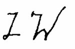 Indiscernible: monogram (Read as: LW)
