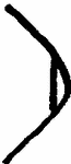 Indiscernible: monogram (Read as: D)