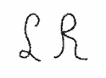 Indiscernible: monogram (Read as: LR)