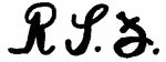 Indiscernible: monogram (Read as: RSZ, RSJ, RST)