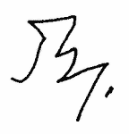 Indiscernible: monogram, symbol or oriental (Read as: RM, BM)