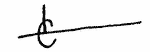 Indiscernible: monogram, symbol or oriental (Read as: C, CL, LC)