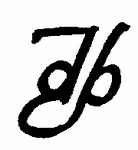 Indiscernible: monogram (Read as: AB, DB)