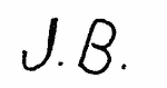 Normal: monogram (Read as: J.B., J. B.)