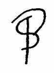 Indiscernible: monogram (Read as: PS, SP)